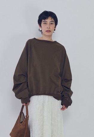 【予約】＜COGTHEBIGSMOKE (コグ ザ ビッグ スモーク)＞“LEILA WIDE CUFF”スウェット