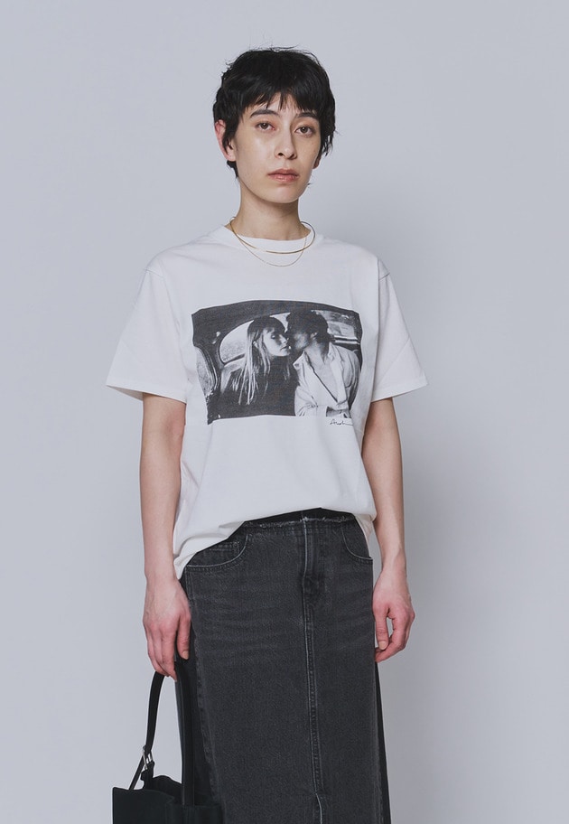 ＜COUTURE D'ADAM（クチュール ド アダム）＞&ldquo;Jane&Serge in the Taxi&rdquo;T-シャツ 詳細画像 White 1