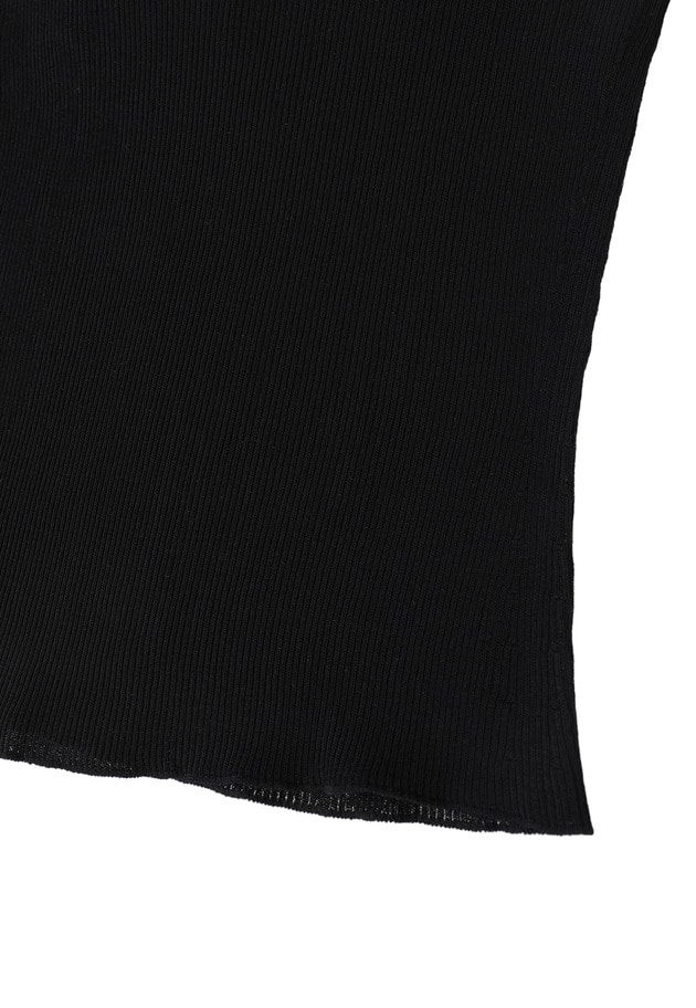 ＜NICENICE MOMENT（ナイスナイス モーメント）＞オープンショルダーロングスリーブ 詳細画像 Black 10