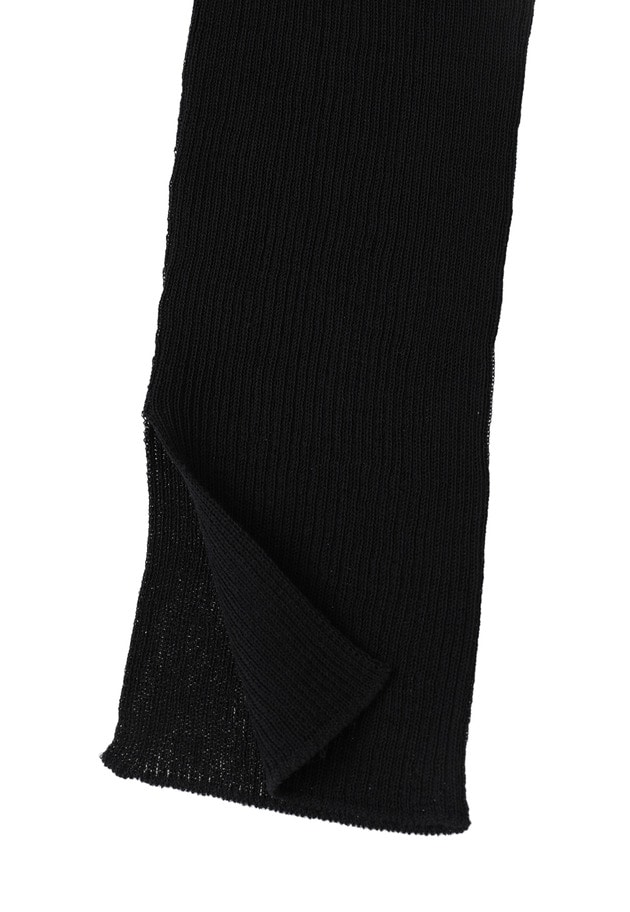 ＜NICENICE MOMENT（ナイスナイス モーメント）＞オープンショルダーロングスリーブ 詳細画像 Black 9