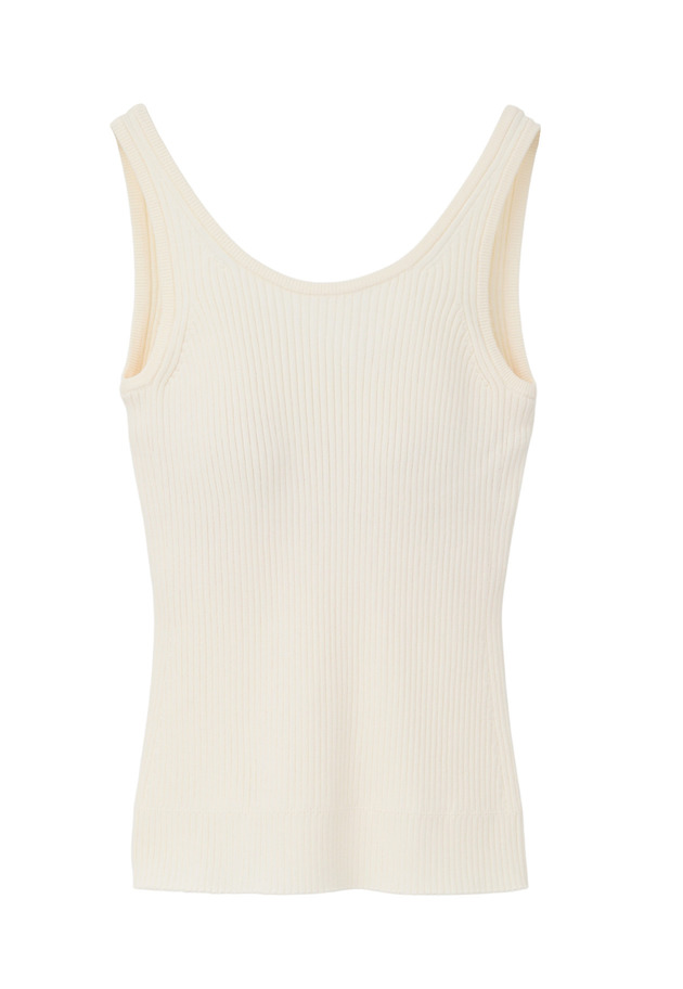 ＜NICENICE MOMENT（ナイスナイス モーメント）＞タンクトップ 詳細画像 White 1