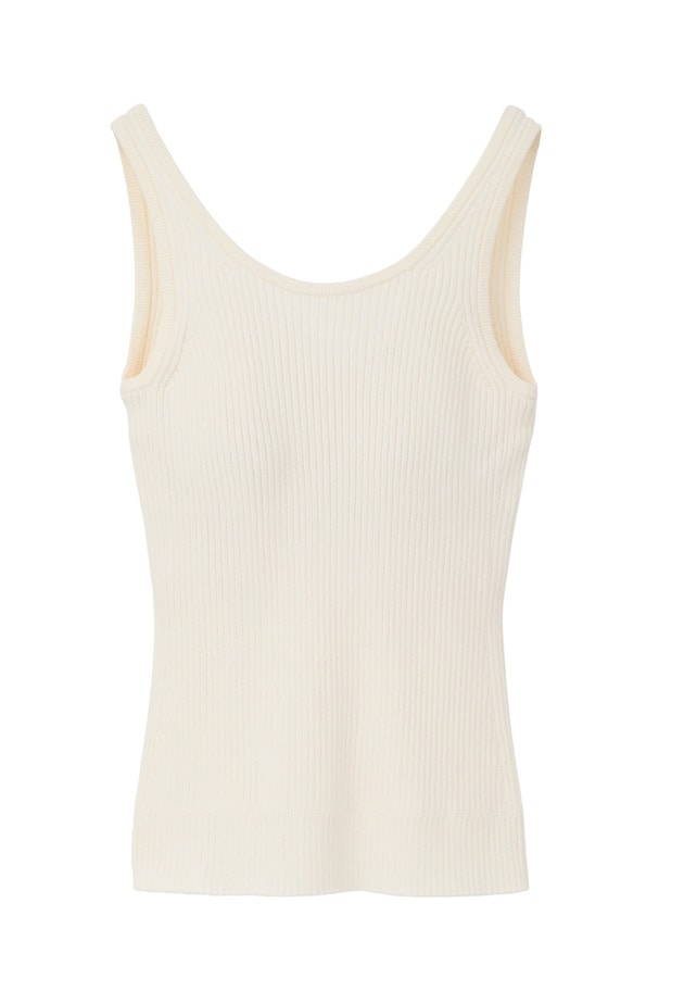 ＜NICENICE MOMENT（ナイスナイス モーメント）＞タンクトップ 詳細画像 White 3