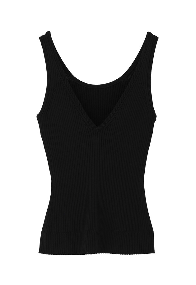 ＜NICENICE MOMENT（ナイスナイス モーメント）＞タンクトップ 詳細画像 Black 1