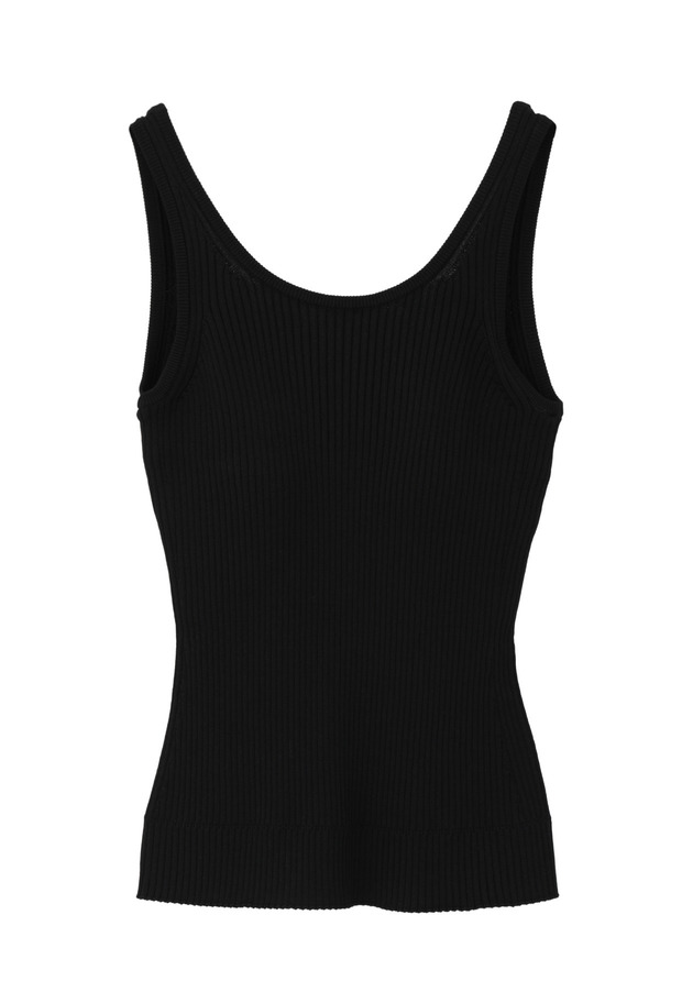 ＜NICENICE MOMENT（ナイスナイス モーメント）＞タンクトップ 詳細画像 Black 2