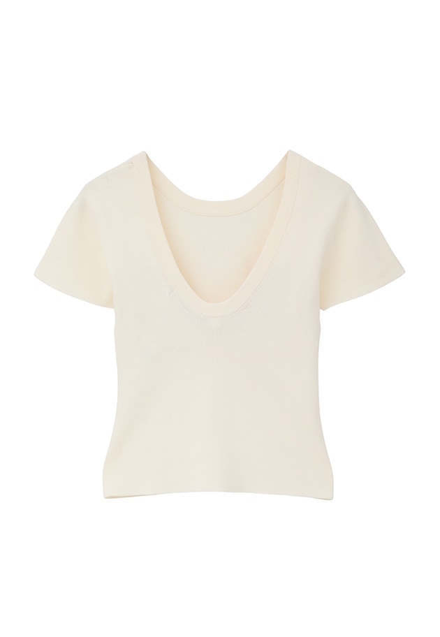 ＜NICENICE MOMENT（ナイスナイス モーメント）＞コンパクトTシャツ 詳細画像 White 12