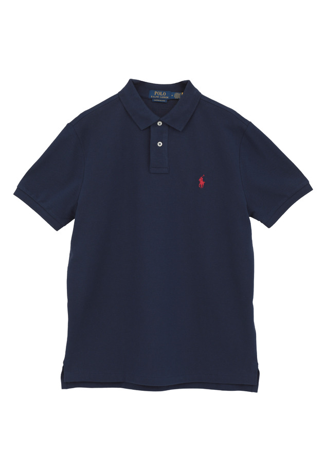 POLO RALPH LAUREN（ポロ ラルフ ローレン）＞カスタムスリムフィットポロシャツ 詳細画像 Navy 1