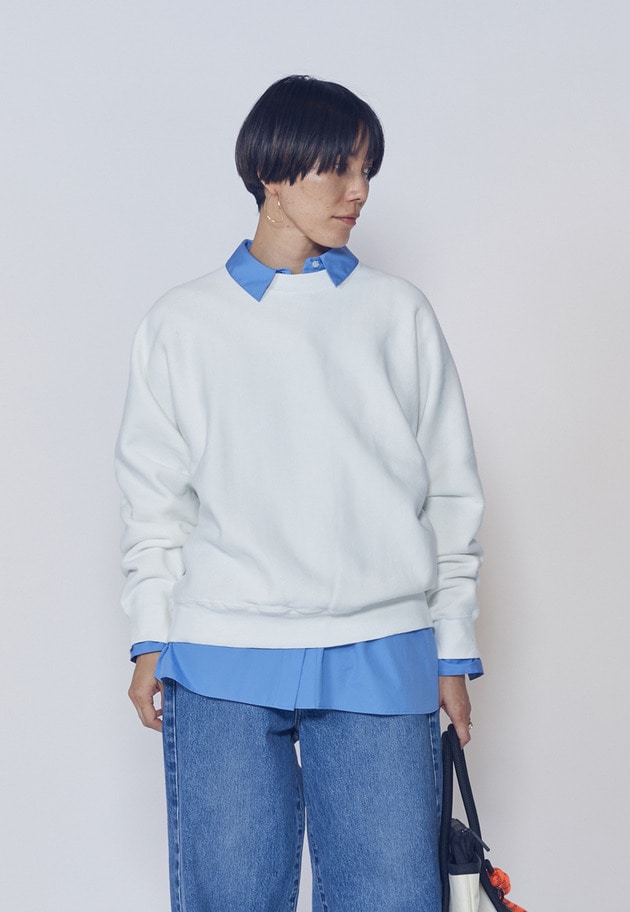 【WEB限定】＜REMI RELIEF(レミ レリーフ)＞裏起毛スウェット 詳細画像 Offwhite 1