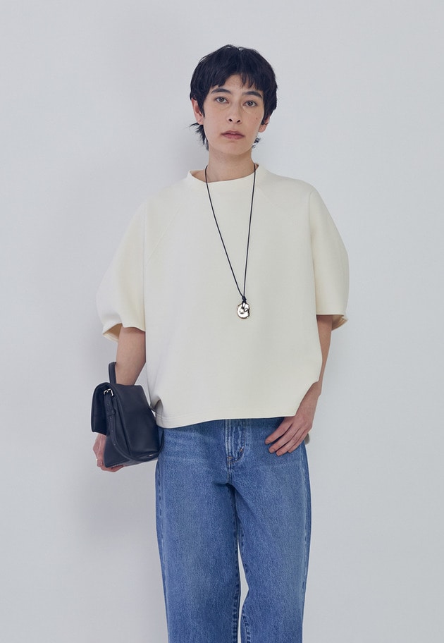 【予約・WEB限定】＜COGTHEBIGSMOKE (コグ ザ ビッグ スモーク)＞&ldquo;HELLEN&rdquo;ペンタゴントップ（ダンボール） 詳細画像 Offwhite 2