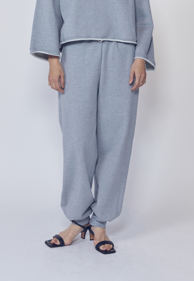 ＜IRONING (アイロニング)＞ロゴスウェットパンツ 詳細画像 Gray 5