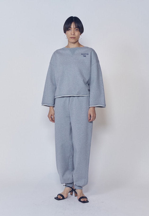 ＜IRONING (アイロニング)＞ロゴスウェットパンツ 詳細画像 Gray 6