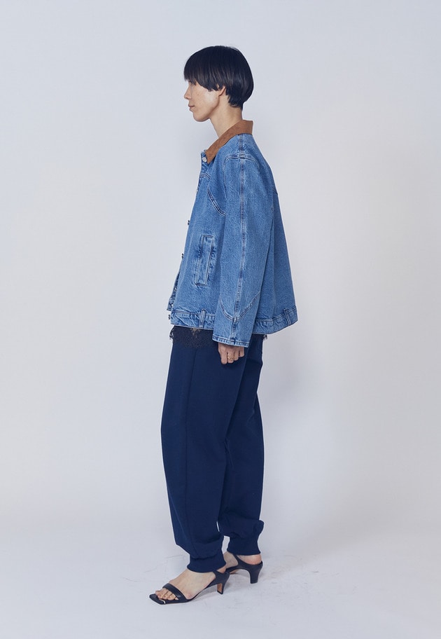 ＜IRONING (アイロニング)＞ロゴスウェットパンツ 詳細画像 Navy 5