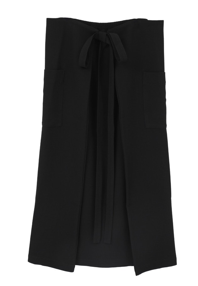 【WEB限定】＜COGTHEBIGSMOKE (コグ ザ ビッグ スモーク)＞&ldquo;MINA&rdquo;ダブルラップスカート 詳細画像 Black 11