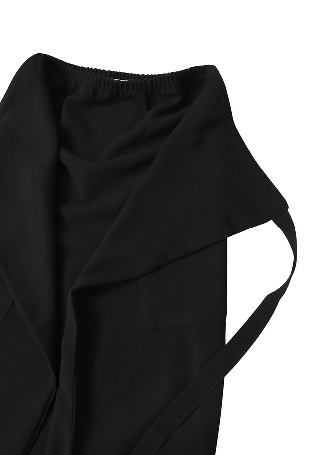 【WEB限定】＜COGTHEBIGSMOKE (コグ ザ ビッグ スモーク)＞&ldquo;MINA&rdquo;ダブルラップスカート 詳細画像 Black 15