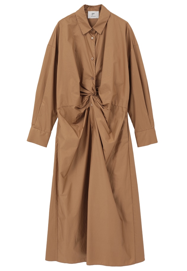 ハイカウントチンツツイストシャツワンピース 詳細画像 Camel 11