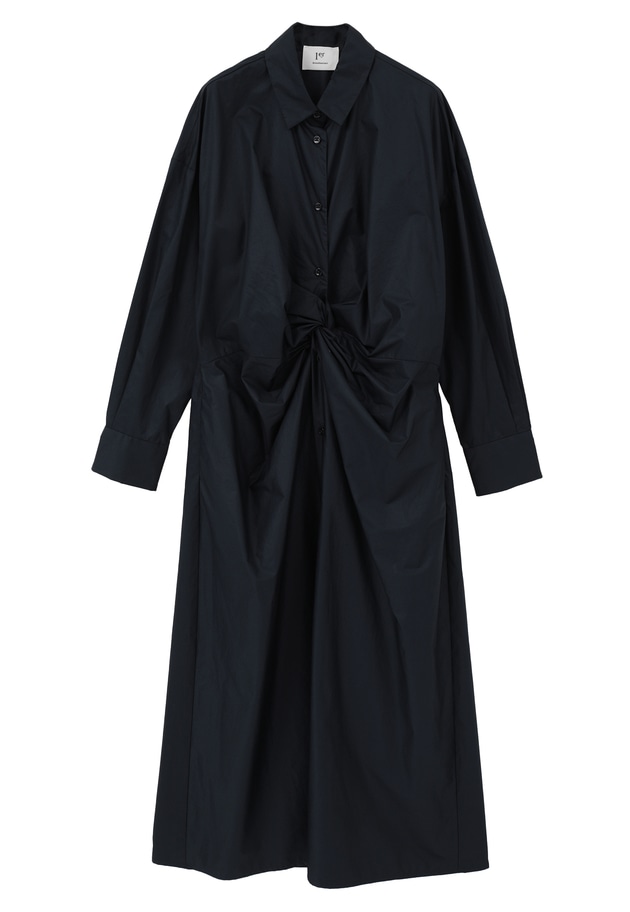 ハイカウントチンツツイストシャツワンピース 詳細画像 Navy 11