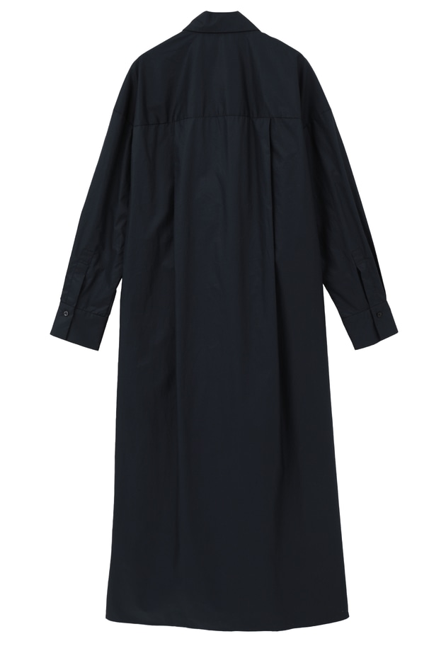ハイカウントチンツツイストシャツワンピース 詳細画像 Navy 12