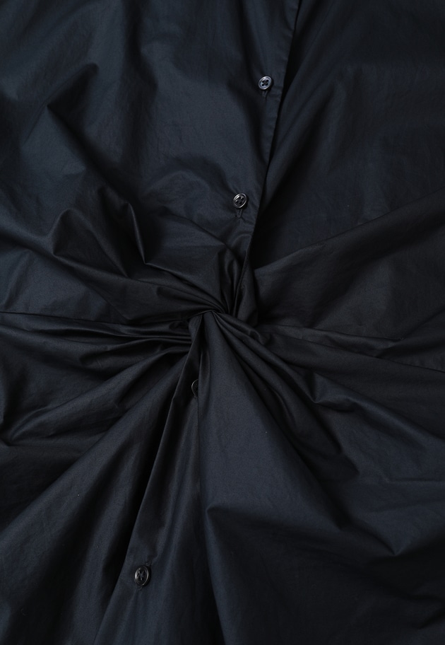 ハイカウントチンツツイストシャツワンピース 詳細画像 Navy 17