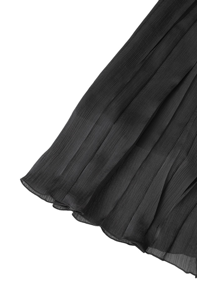 楊柳サテンプリーツワンピース 詳細画像 Charcoal 10