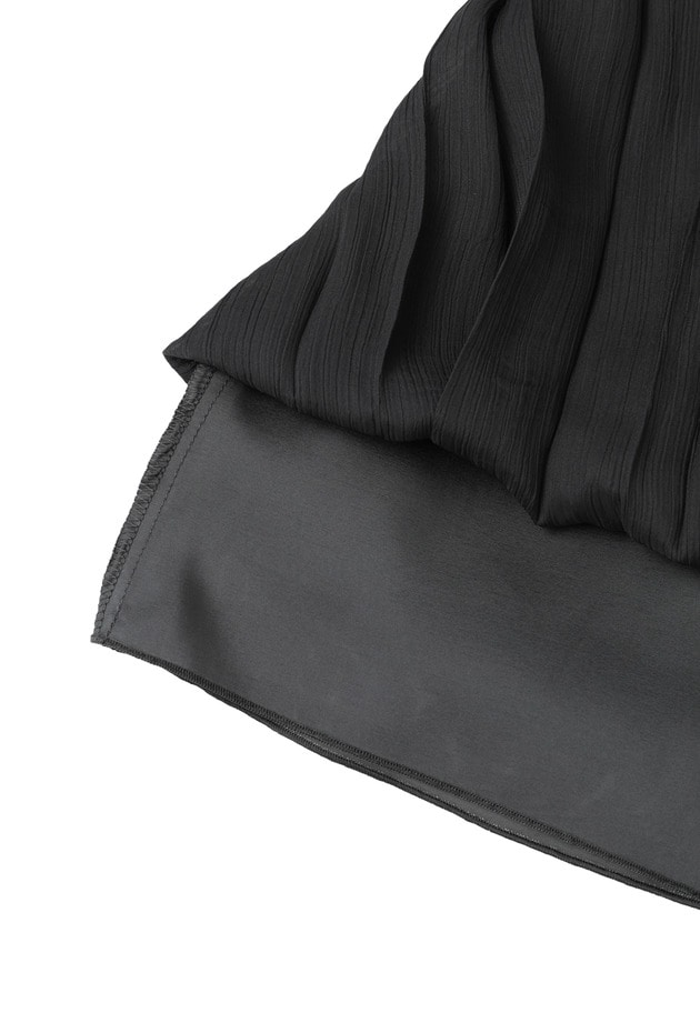 楊柳サテンプリーツワンピース 詳細画像 Charcoal 11