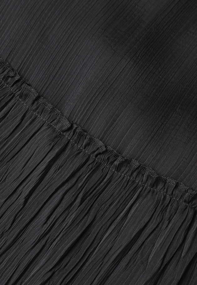 楊柳サテンプリーツワンピース 詳細画像 Charcoal 12