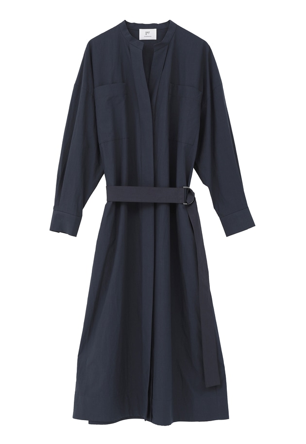 タイプライターバンドカラースキッパーワンピース 詳細画像 Navy 11