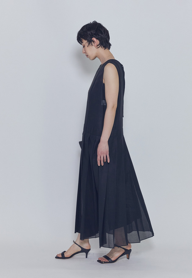 シアープリーツワンピース 詳細画像 Black 6