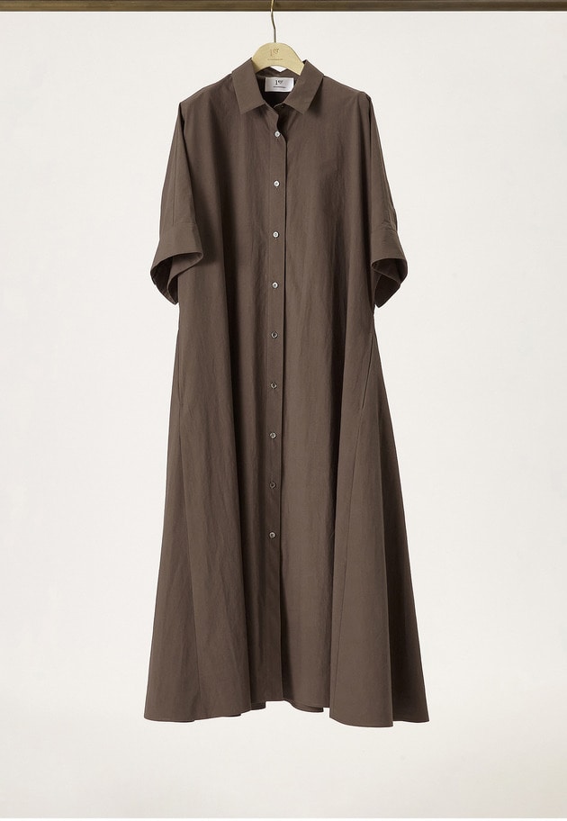 ドルマンスリーブシャツワンピース 詳細画像 Mocha 1
