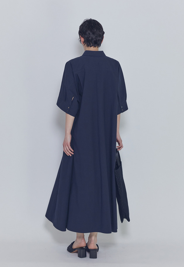 ドルマンスリーブシャツワンピース 詳細画像 Navy 5