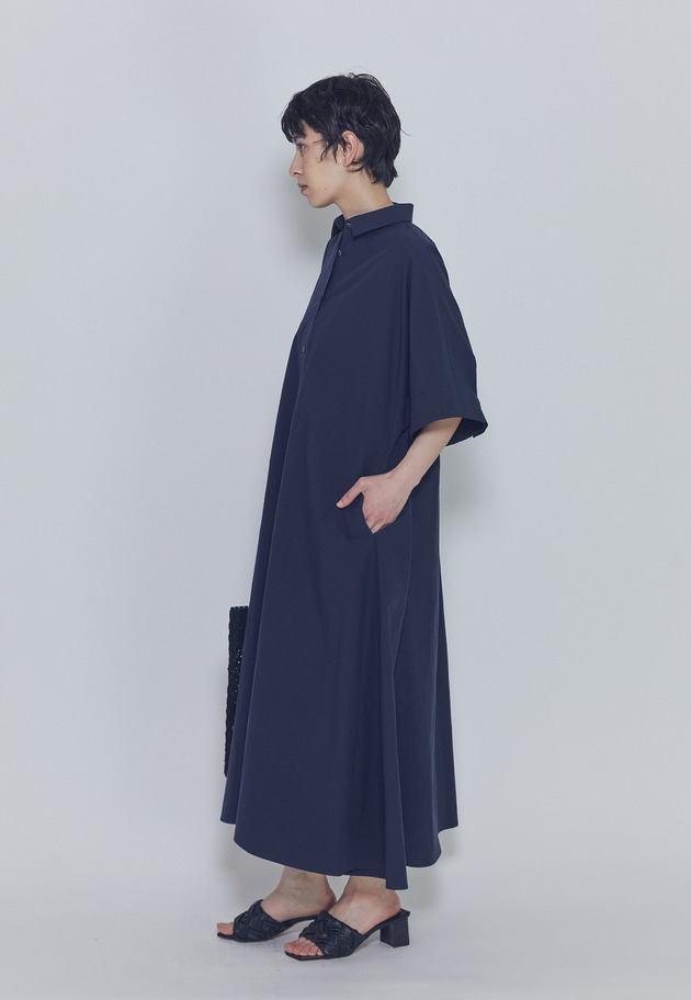 ドルマンスリーブシャツワンピース 詳細画像 Navy 6