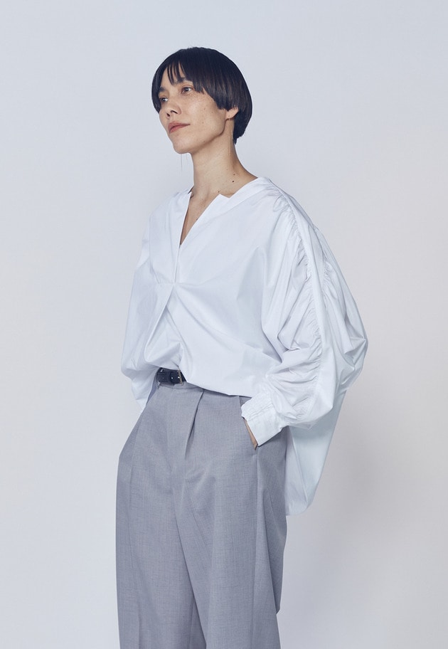 ギャザーブラウス 詳細画像 Offwhite 1