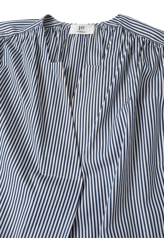 ギャザーブラウス 詳細画像 Stripe 13