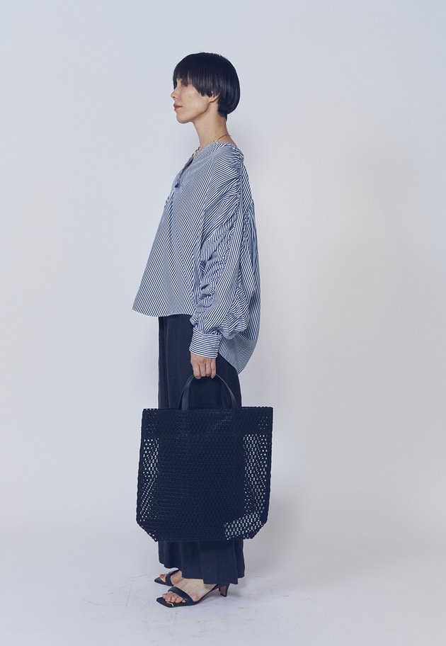 ギャザーブラウス 詳細画像 Stripe 8