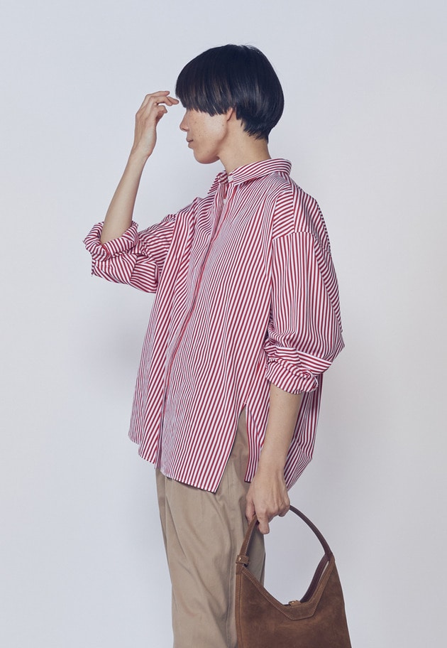 【予約】ストライプビッグシャツ 詳細画像 Stripe 2