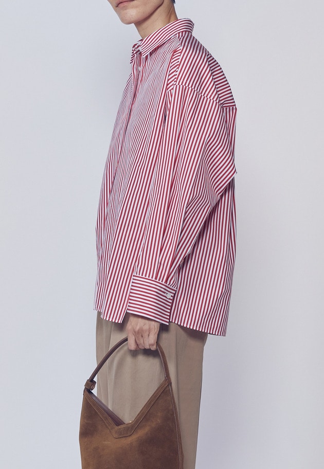 【予約】ストライプビッグシャツ 詳細画像 Stripe 3