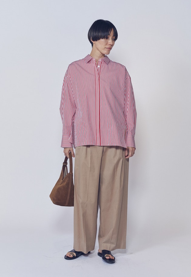 【予約】ストライプビッグシャツ 詳細画像 Stripe 5