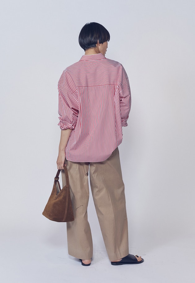 【予約】ストライプビッグシャツ 詳細画像 Stripe 6