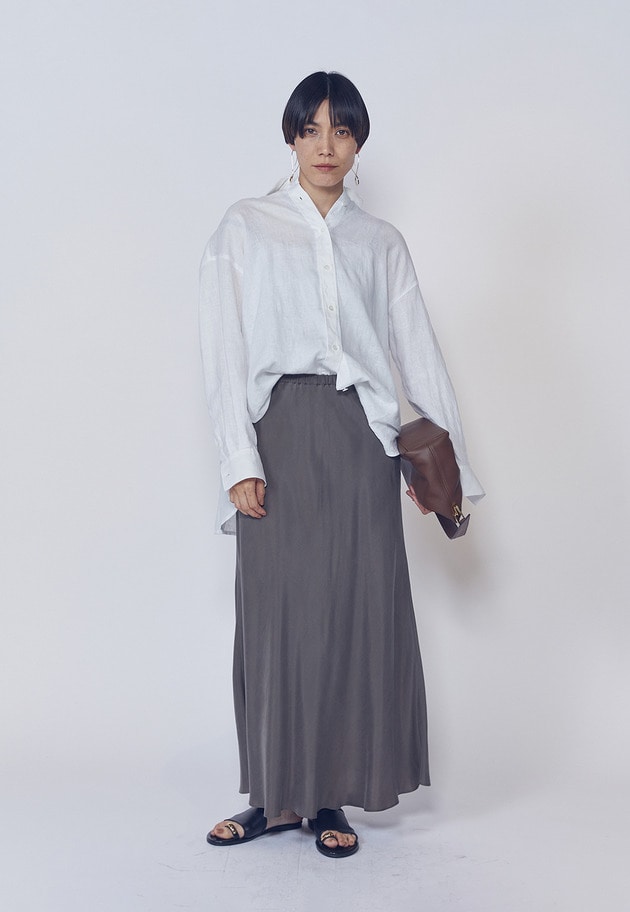 【リニューアル】ウォッシュリネンシャツ 詳細画像 Offwhite 5