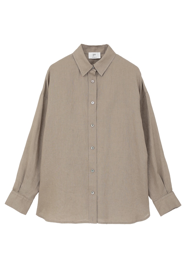 【予約・リニューアル】ウォッシュリネンシャツ 詳細画像 Mocha 11