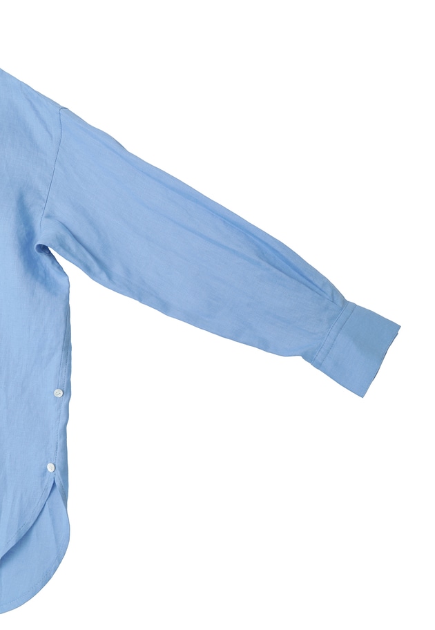 【予約・リニューアル】ウォッシュリネンシャツ 詳細画像 Sax 14