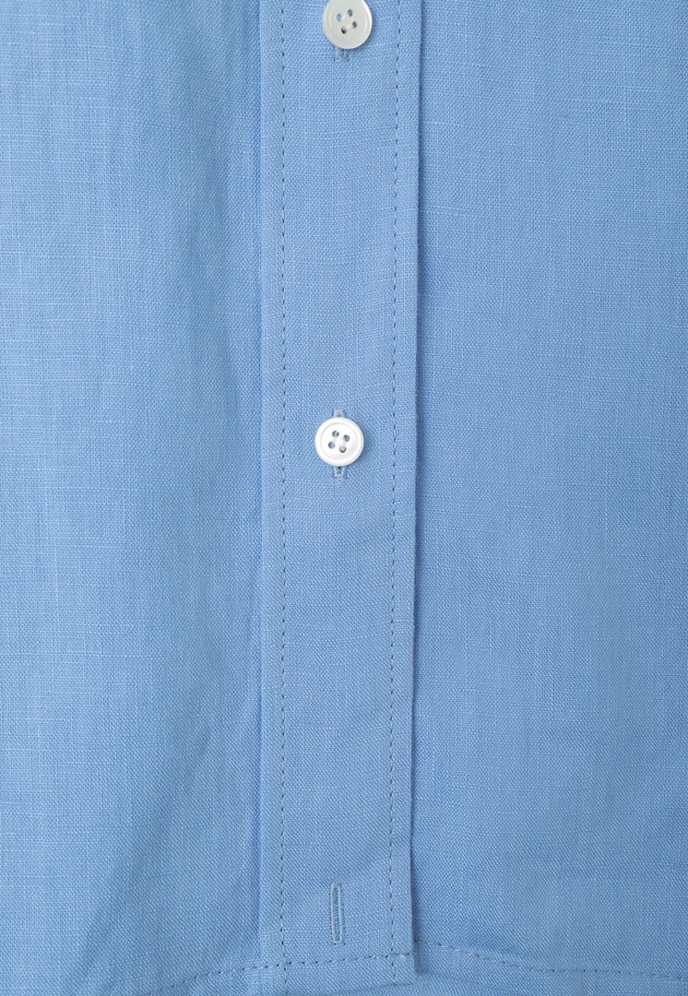 【予約・リニューアル】ウォッシュリネンシャツ 詳細画像 Sax 17