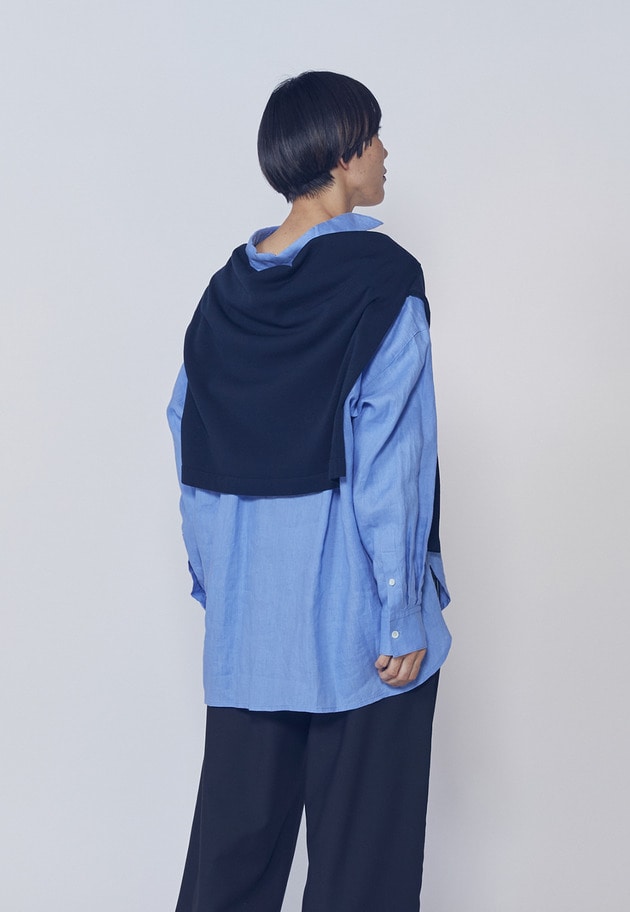 【リニューアル】ウォッシュリネンシャツ 詳細画像 Sax 2