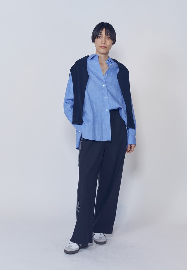 【リニューアル】ウォッシュリネンシャツ 詳細画像 Sax 3