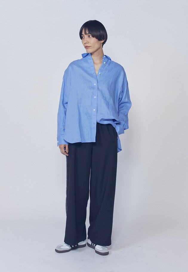 【リニューアル】ウォッシュリネンシャツ 詳細画像 Sax 7