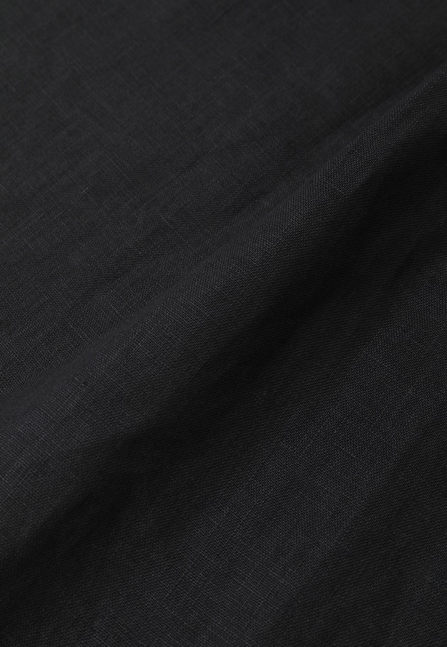 【予約・リニューアル】ウォッシュリネンシャツ 詳細画像 Black 12