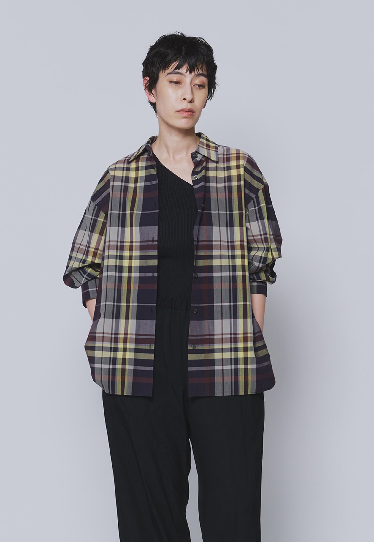 ariesmirage   チェックジレ Aries Arise Mens