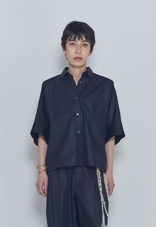 チンツフォルムシャツ 詳細画像 Black 1