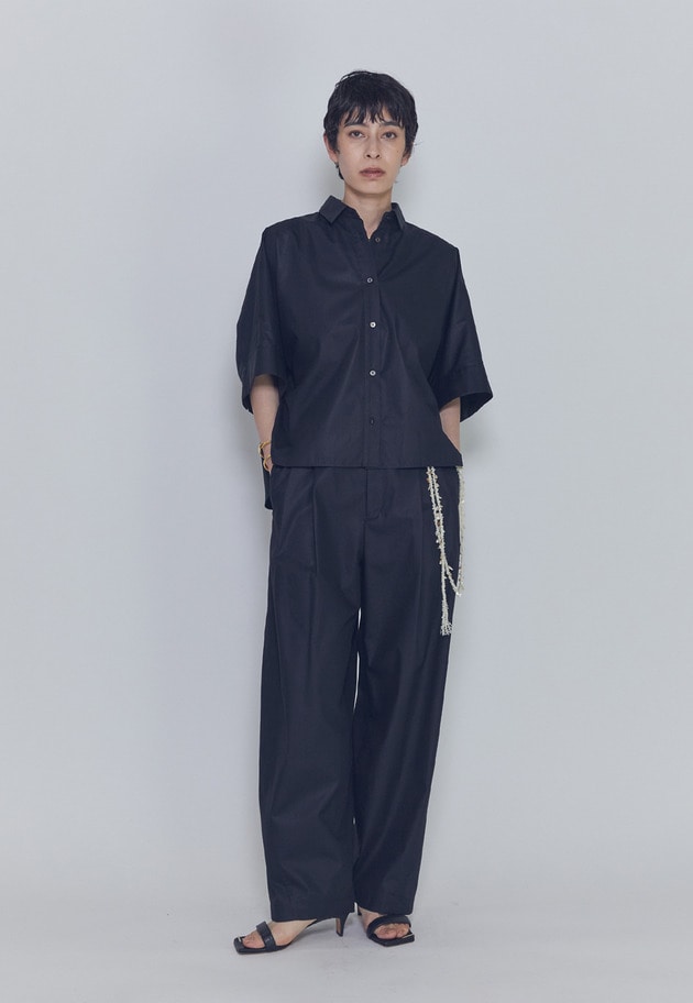 チンツフォルムシャツ 詳細画像 Black 2