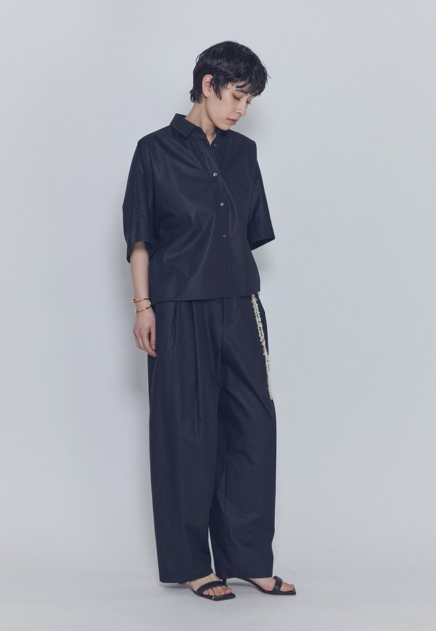 チンツフォルムシャツ 詳細画像 Black 3