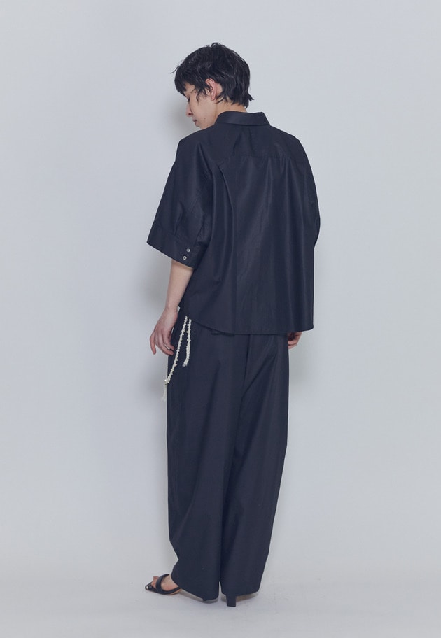 チンツフォルムシャツ 詳細画像 Black 5