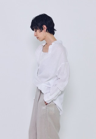 60リネンシャツ